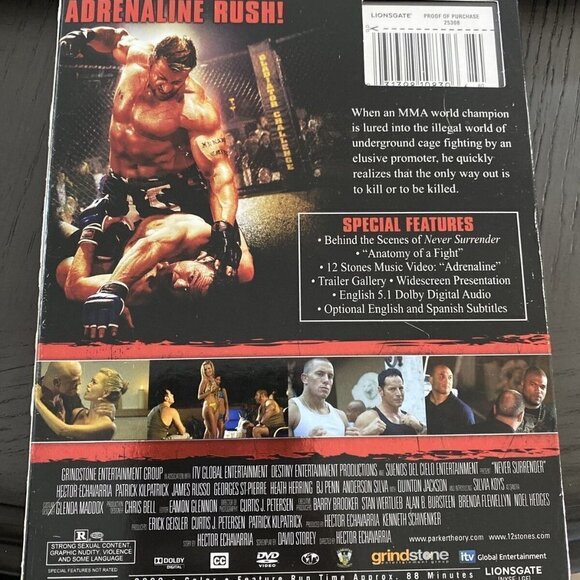Never Surrender (DVD, 2009) Martial Arts Boxing - Picture 2 of 3